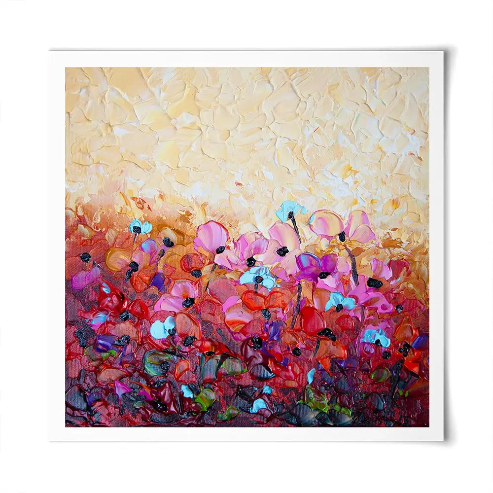 Bliss 3 Square Art Print Bliss 3 Square Art Print wall art product Osnat Tzadok
