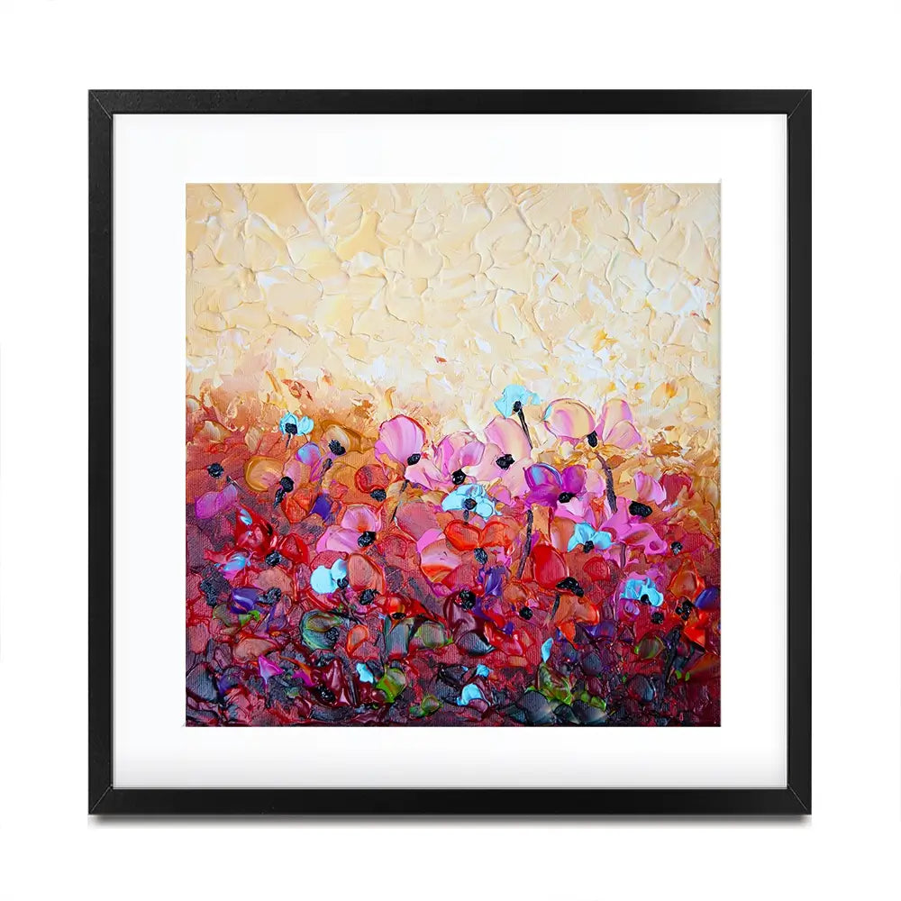 Bliss 3 Square Framed Art Print Bliss 3 Square Framed Art Print wall art product Osnat Tzadok