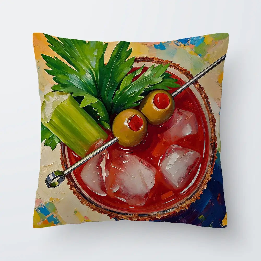 Bloody Mary Cocktail Cushion Bloody Mary Cocktail Cushion wall art product David Alexander Elder
