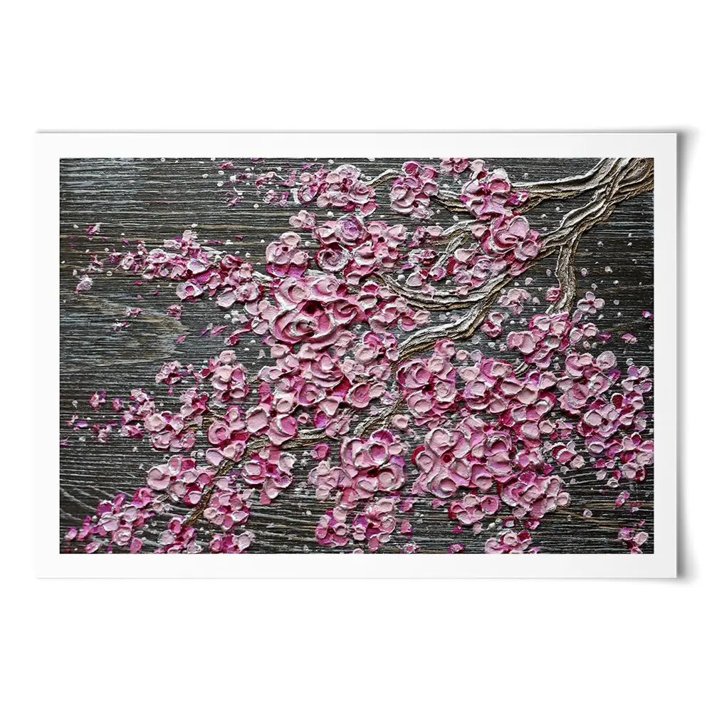 Blooming In The Night Magenta Art Print Blooming In The Night Magenta Art Print wall art product Nada Khatib