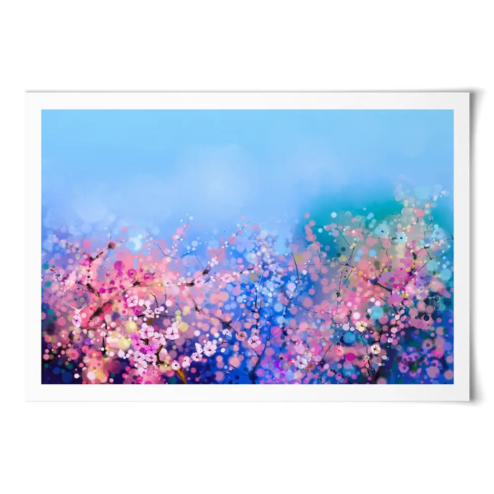 Blossoming In Pink Art Print Blossoming In Pink Art Print wall art product Art Print Shop