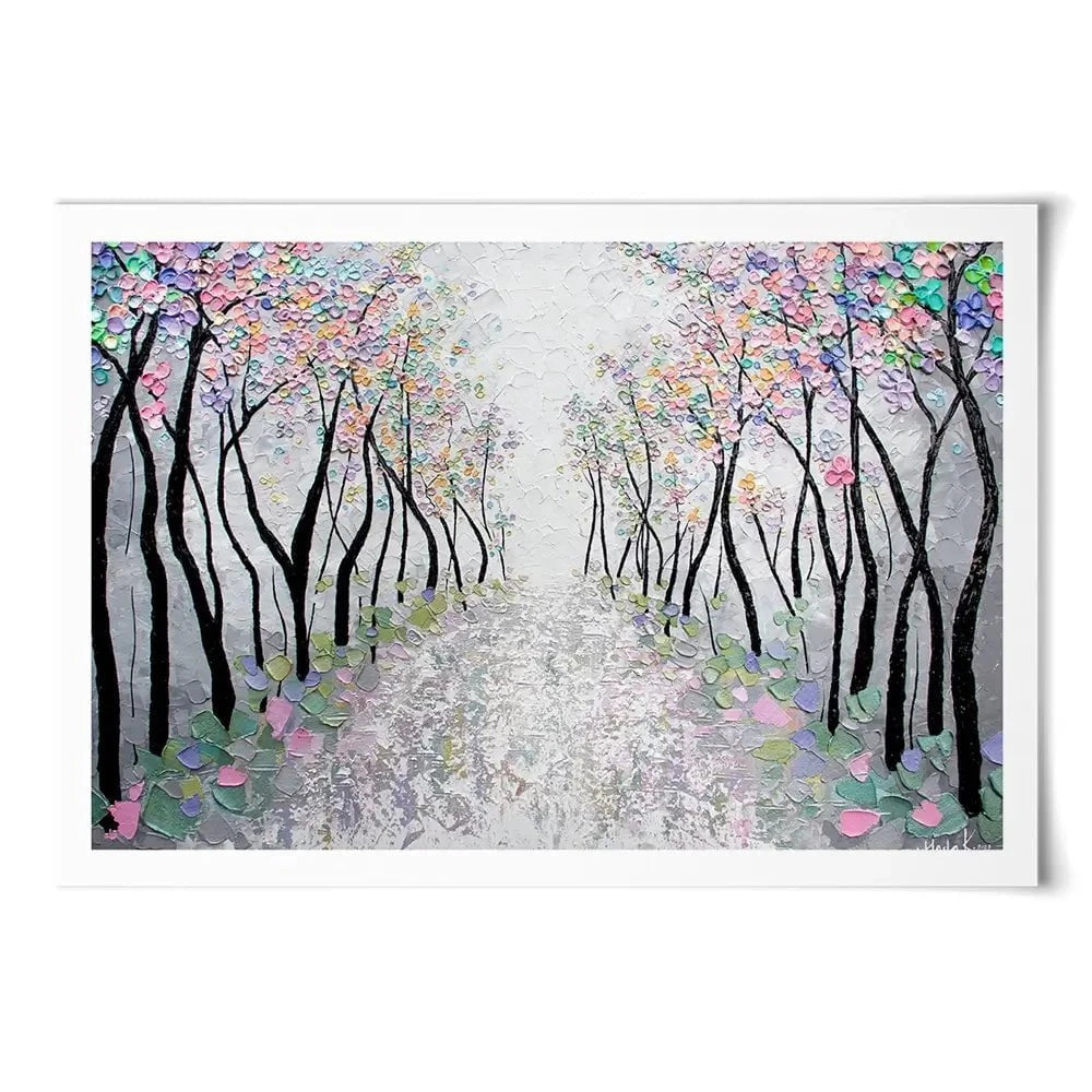 Blossoms In The Breeze Art Print Blossoms In The Breeze Art Print wall art product Nada Khatib