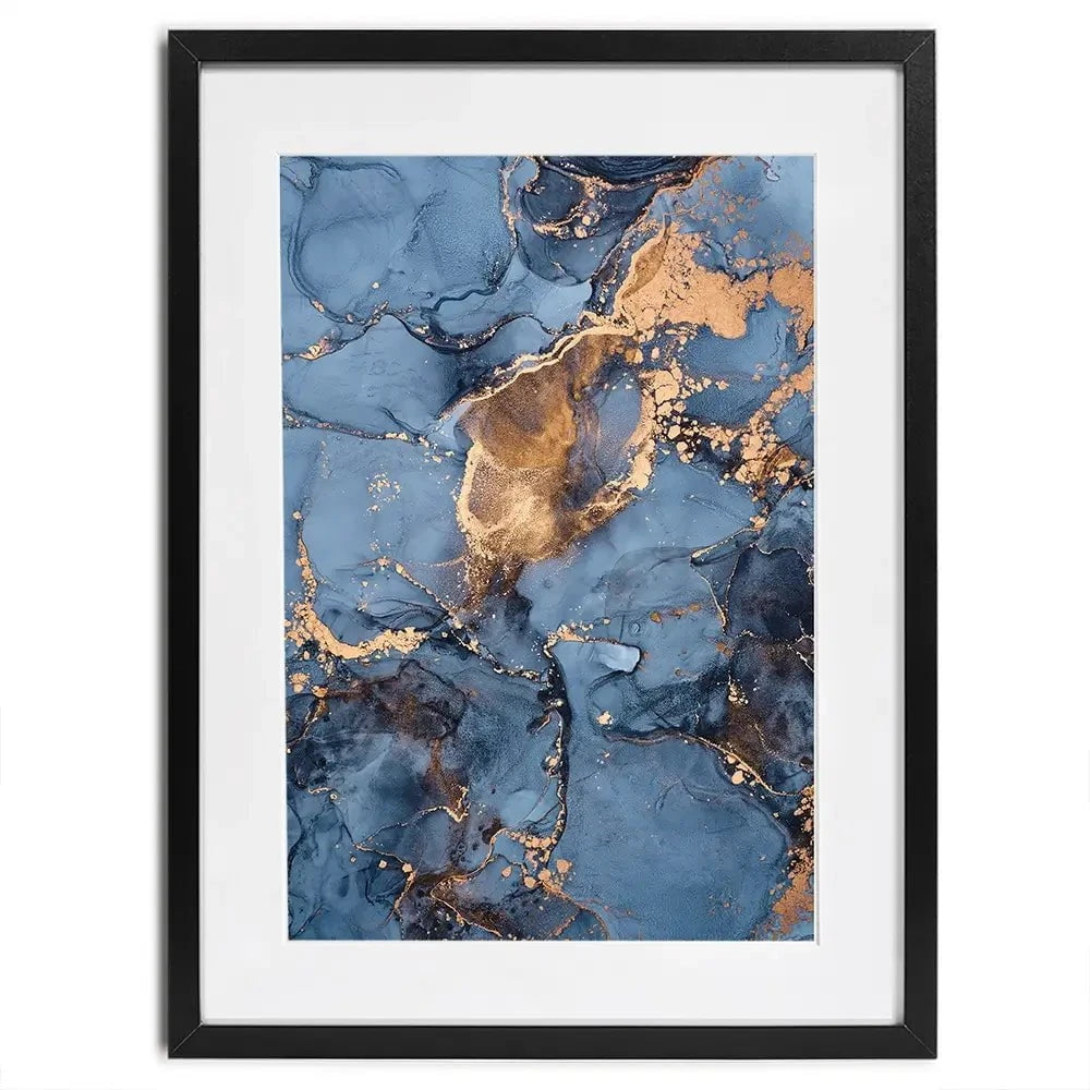 Blue And Bronze Framed Art Print Blue And Bronze Framed Art Print wall art product djero.adlibeshe yahoo.com / Shutterstock