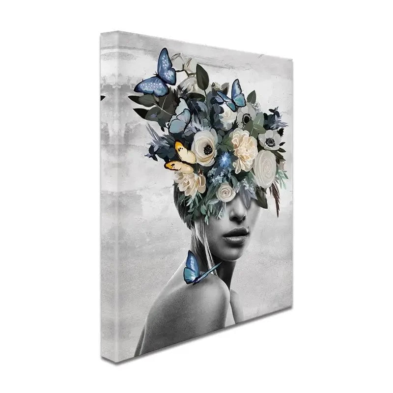 Blue Butterfly Canvas Print Blue Butterfly Canvas Print wall art product Svetlana Aleynikova