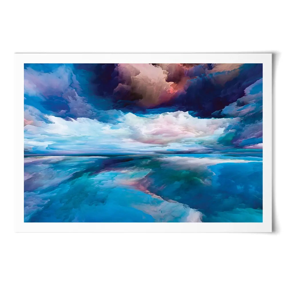 Blue Cloudscape Art Print Blue Cloudscape Art Print wall art product agsandrew / Shutterstock