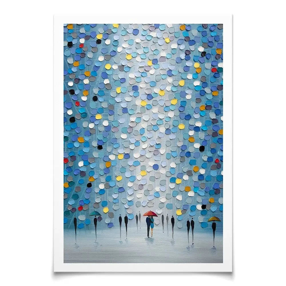 Blue Heaven Art Print Blue Heaven Art Print wall art product Ekaterina Ermilkina