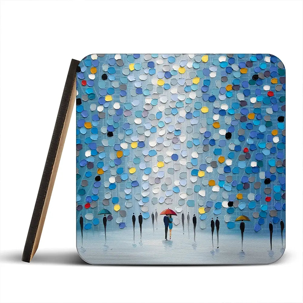 Blue Heaven Coaster Set Blue Heaven Coaster Set wall art product Ekaterina Ermilkina