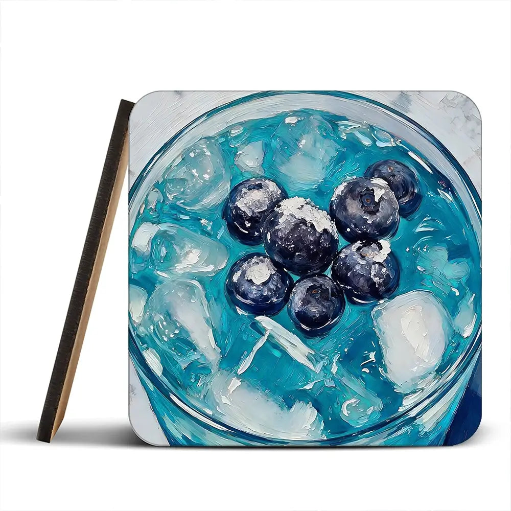 Blue Lagoon Cocktail Coaster Set Blue Lagoon Cocktail Coaster Set wall art product David Alexander Elder