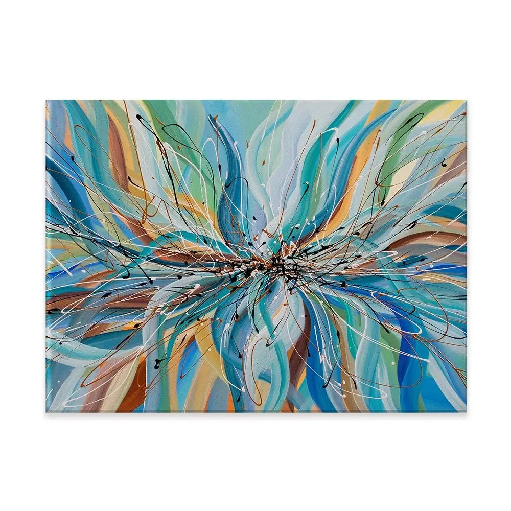 Blue Passion Canvas Print Blue Passion Canvas Print wall art product Olga Tkachyk