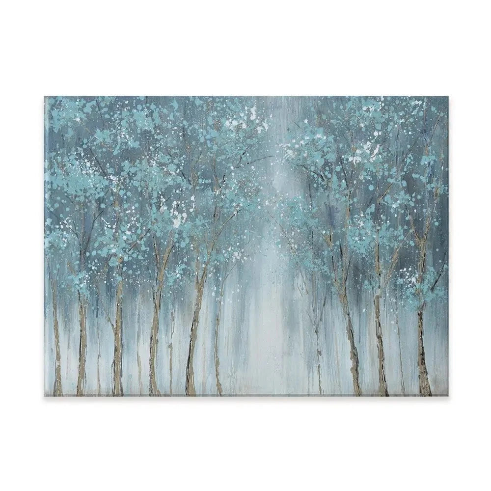 Blue Woods Canvas Print Blue Woods Canvas Print wall art product CHENYU ARTS / Shutterstock
