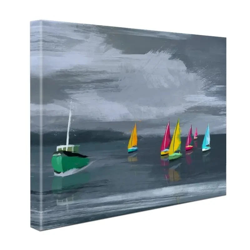 Boats Canvas Print Boats Canvas Print wall art product Aimee Linzi