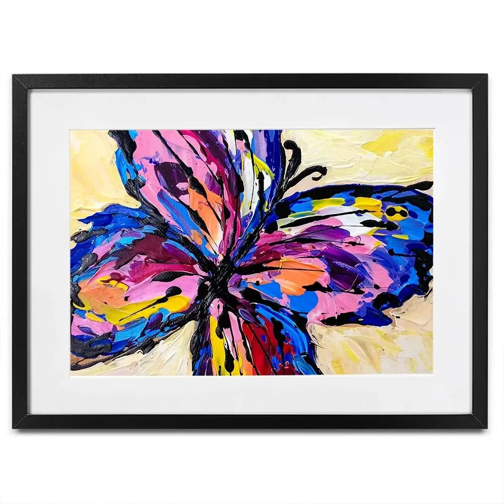 Bold Butterfly Framed Art Print Bold Butterfly Framed Art Print wall art product Olga Tkachyk