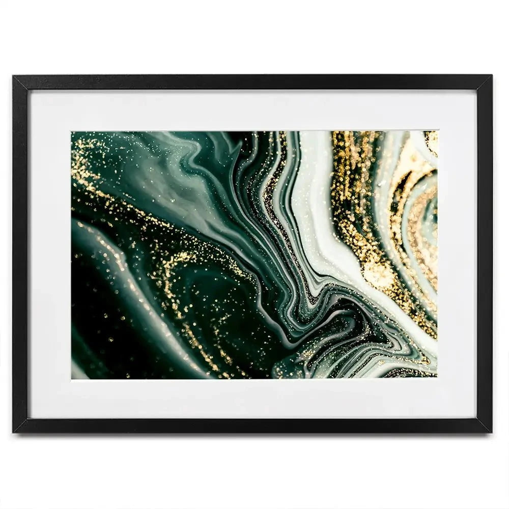 Bottle Green Marble Framed Art Print Bottle Green Marble Framed Art Print wall art product CARACOLLA / Shutterstock