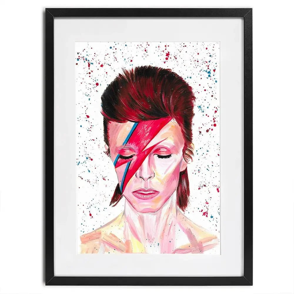 Bowie Framed Art Print Bowie Framed Art Print wall art product Emma LC Art