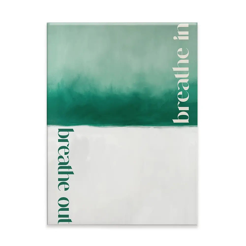 Breathe In Breathe Out Canvas Print Breathe In Breathe Out Canvas Print wall art product Treechild