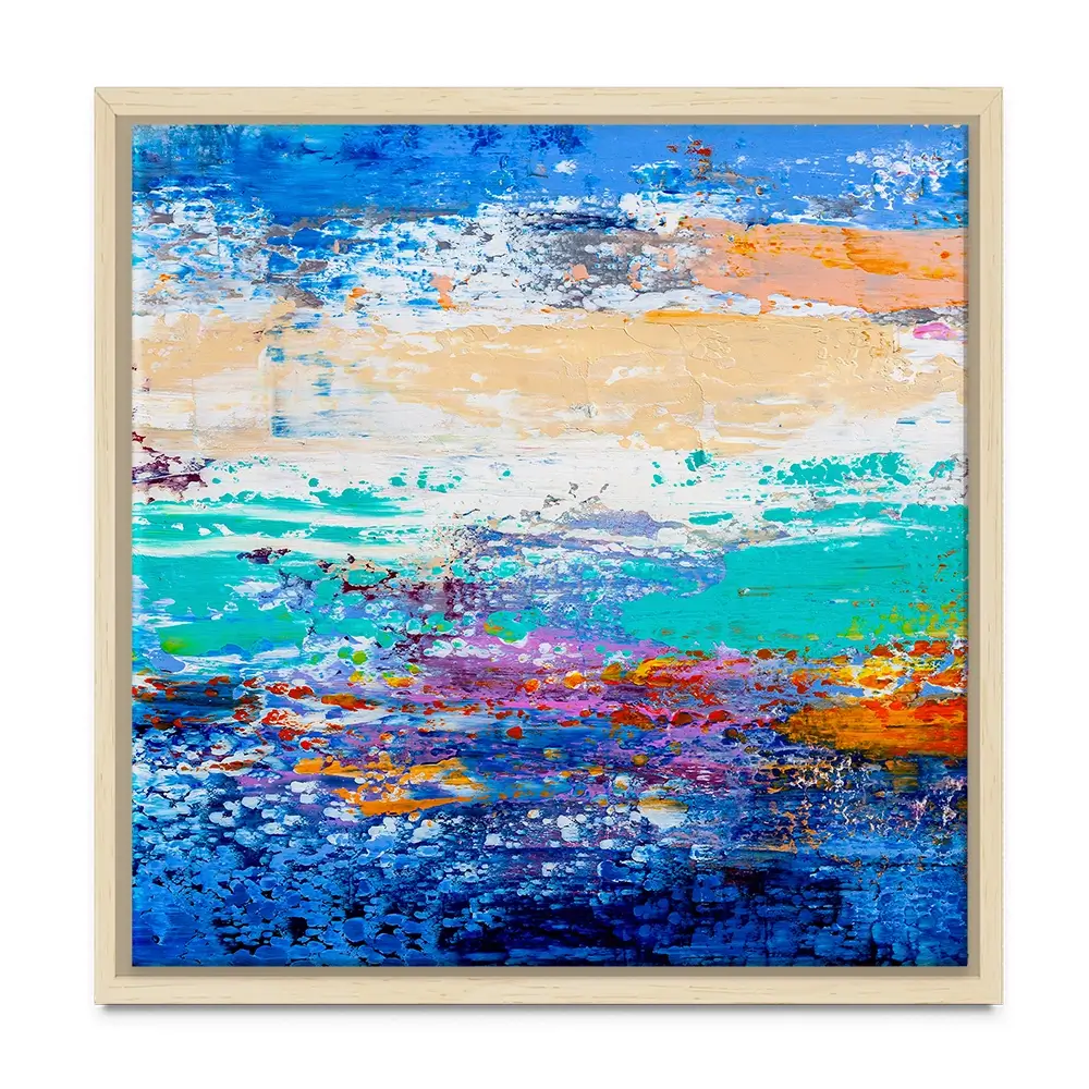 Bright And Colourful Square Canvas Print Bright And Colourful Square Canvas Print wall art product S-BELOV / Shutterstock