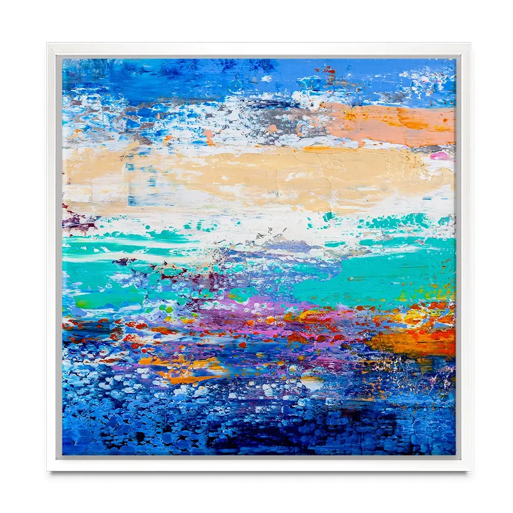 Bright And Colourful Square Canvas Print Bright And Colourful Square Canvas Print wall art product S-BELOV / Shutterstock