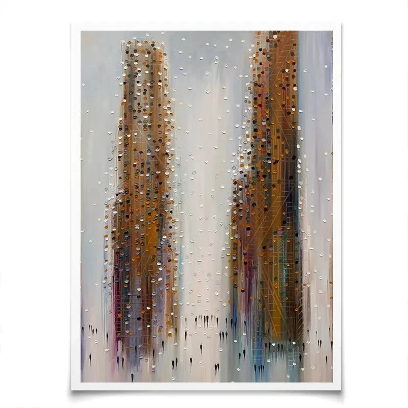 Brown City Reflections Art Print Brown City Reflections Art Print wall art product Ekaterina Ermilkina
