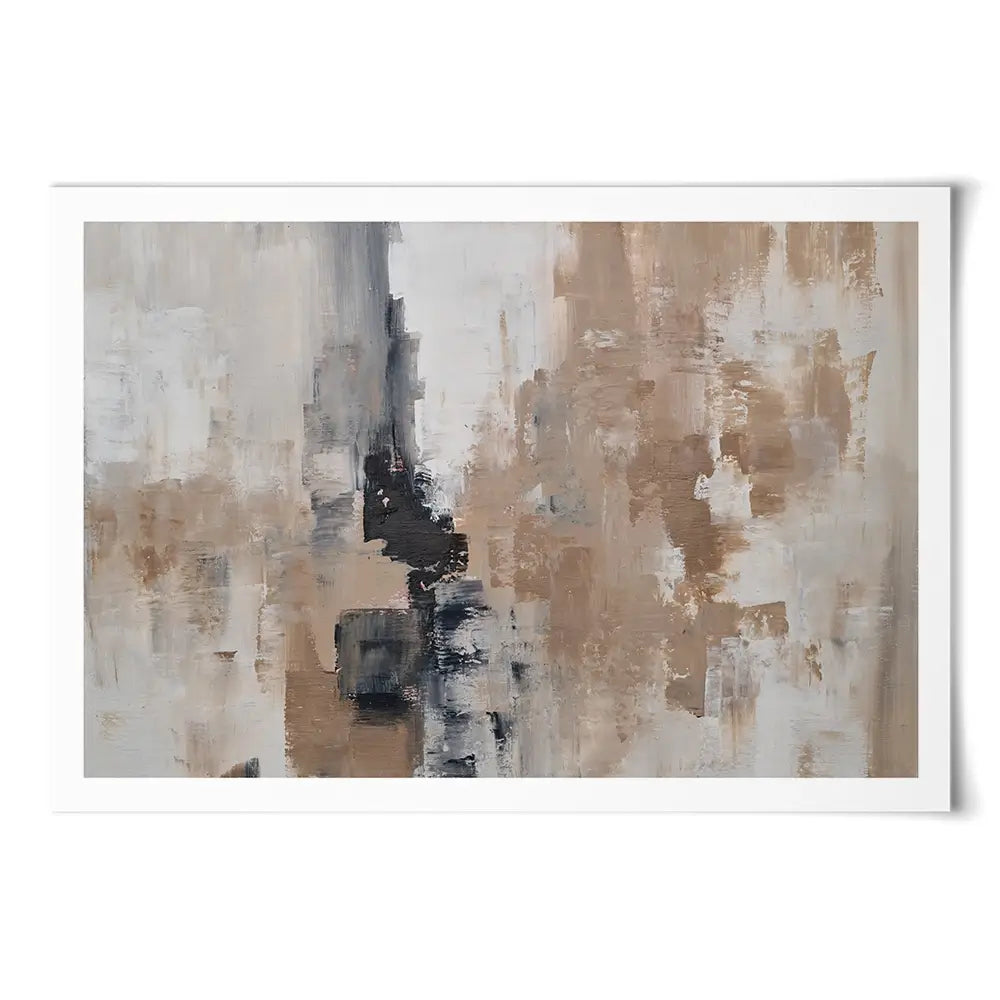 Brown Grey Blend Art Print Brown Grey Blend Art Print wall art product Art Print Shop