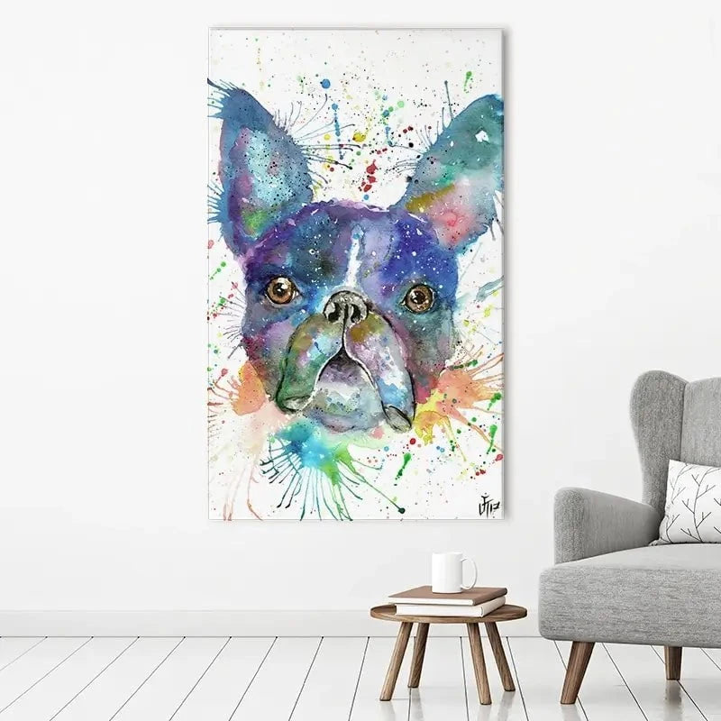 Bruno The Boston Terrier Canvas Print Bruno The Boston Terrier Canvas Print wall art product Jamie Taylor