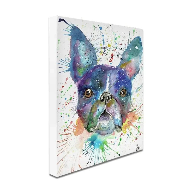 Bruno The Boston Terrier Canvas Print Bruno The Boston Terrier Canvas Print wall art product Jamie Taylor