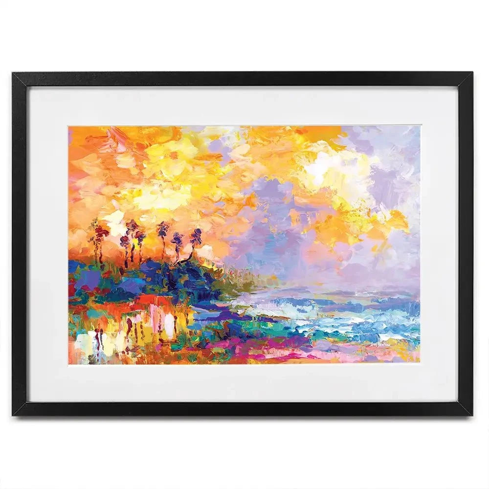 Caribbean Coast Framed Art Print Caribbean Coast Framed Art Print wall art product Leon Devenice