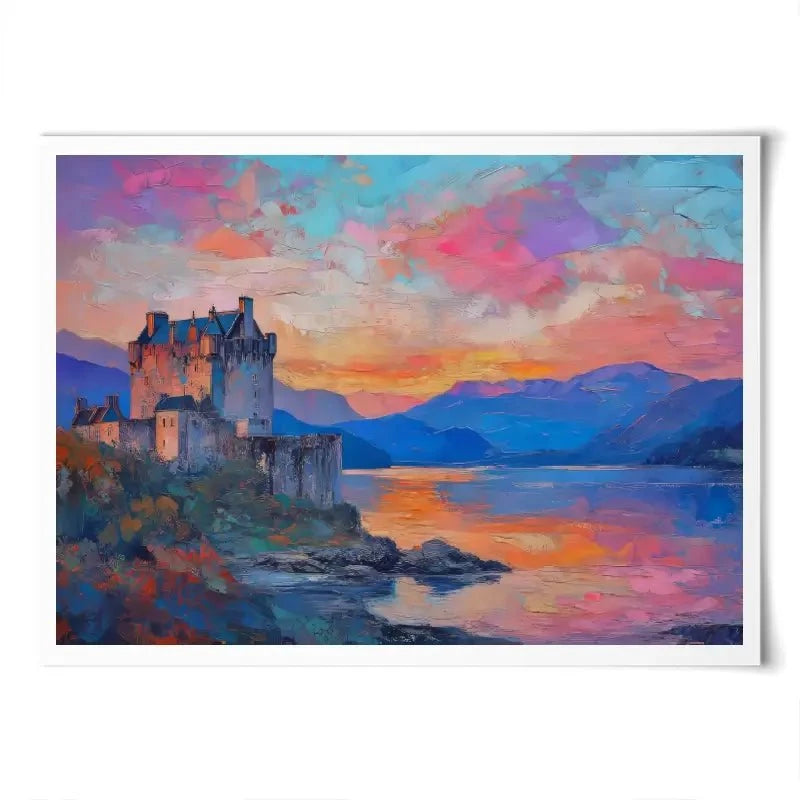 Castle At Dusk Art Print Castle At Dusk Art Print wall art product David Alexander Elder