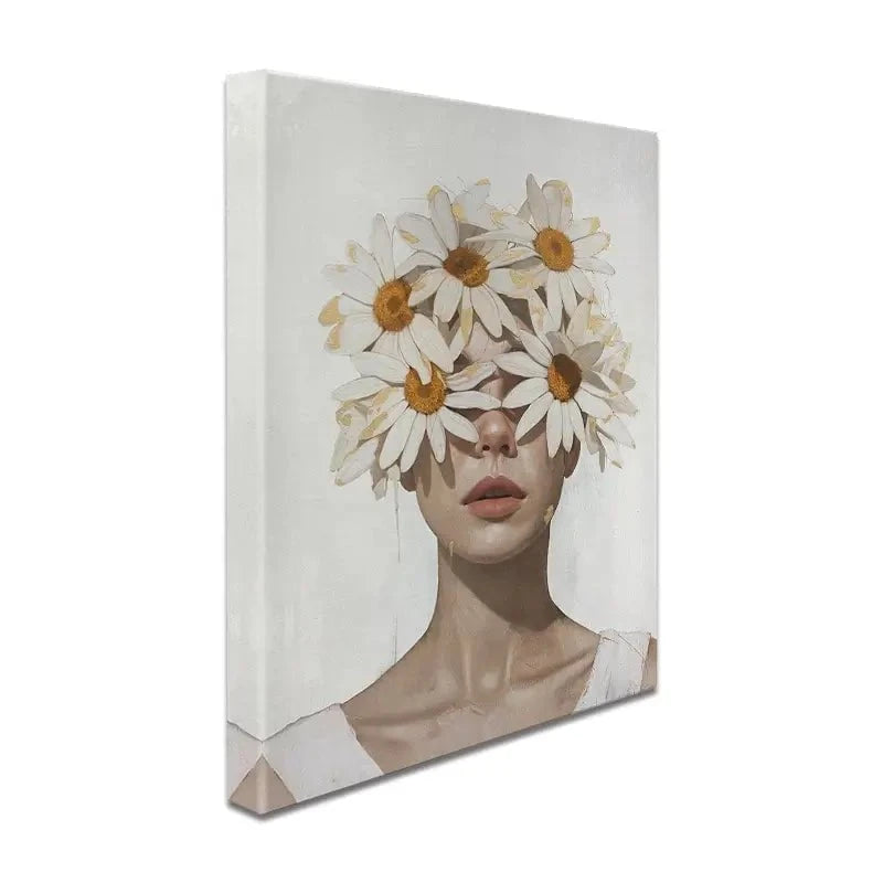 Chamomile Lady Canvas Print Chamomile Lady Canvas Print wall art product Svetlana Aleynikova