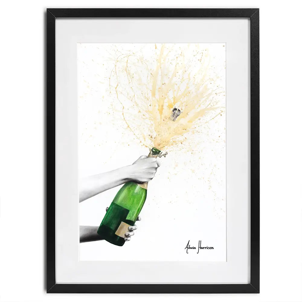 Champagne Celebration Framed Art Print Champagne Celebration Framed Art Print wall art product Ashvin Harrison