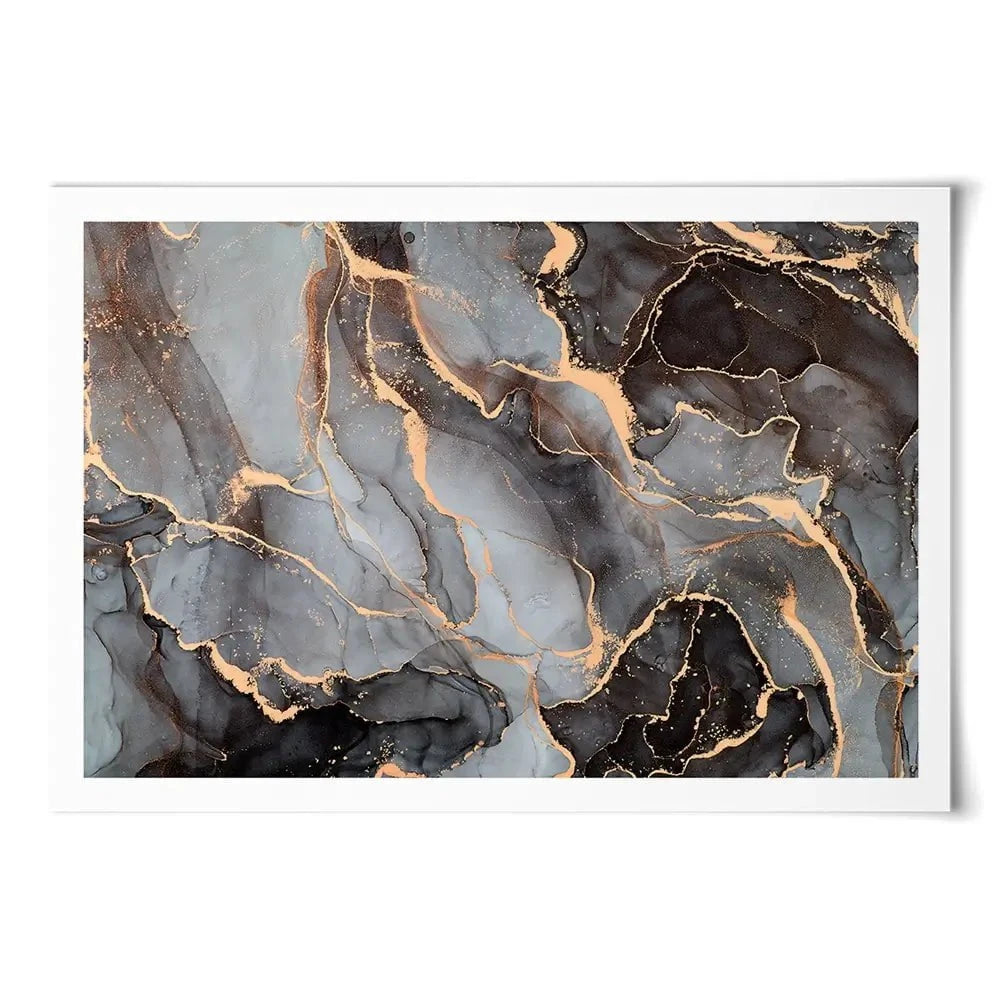 Charcoal Marble Art Print Charcoal Marble Art Print wall art product djero.adlibeshe yahoo.com / Shutterstock