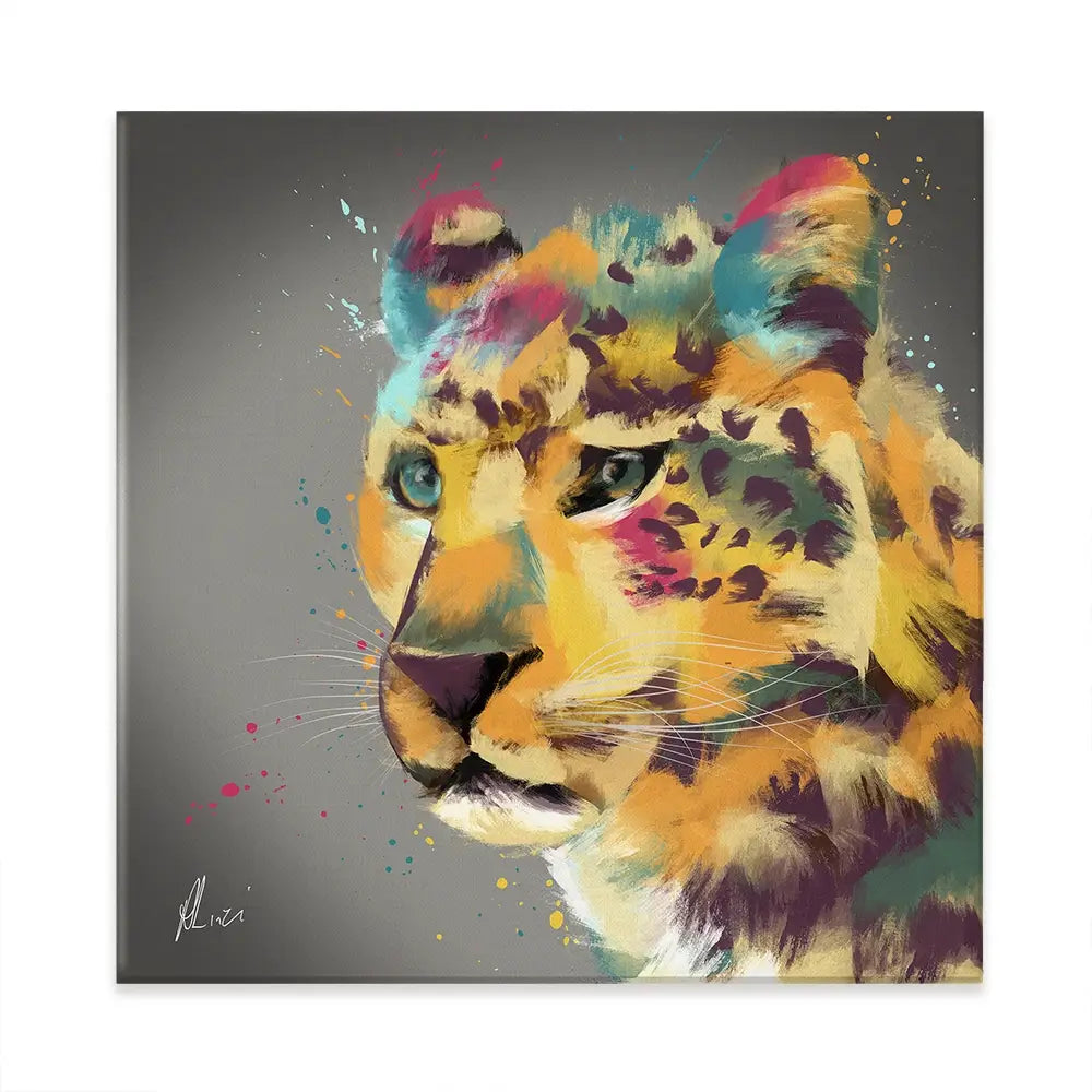 Cheetah Canvas Print Cheetah Canvas Print wall art product Aimee Linzi
