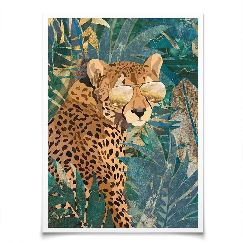 Cheetah Disguise Art Print Cheetah Disguise Art Print wall art product Sarah Manovski