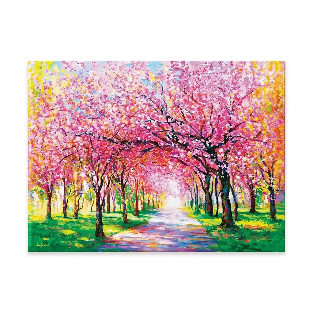 Cherry Blossom Forest Canvas Print Cherry Blossom Forest Canvas Print wall art product Leon Devenice