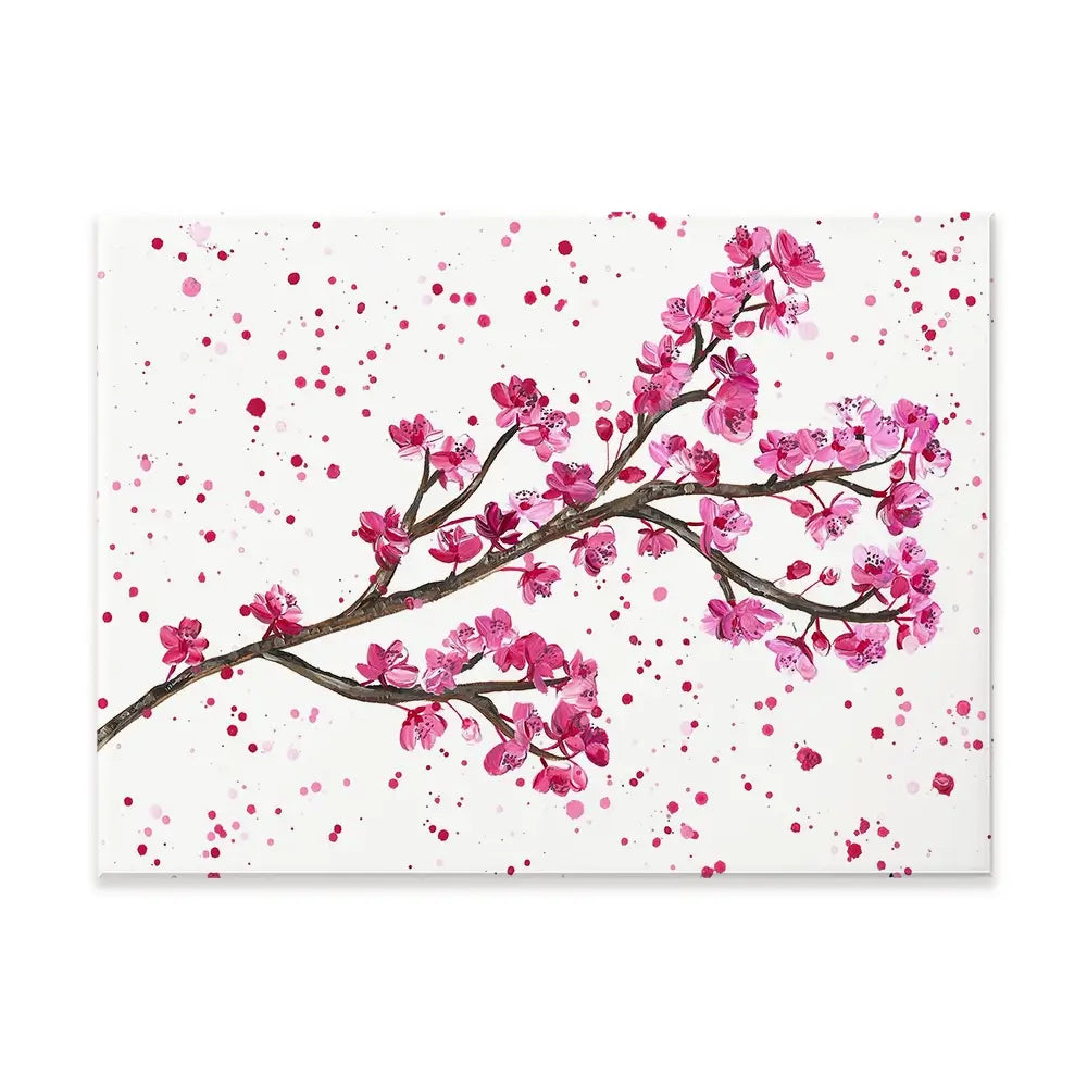 Cherry Blossom Splash Canvas Print Cherry Blossom Splash Canvas Print wall art product Emma LC Art