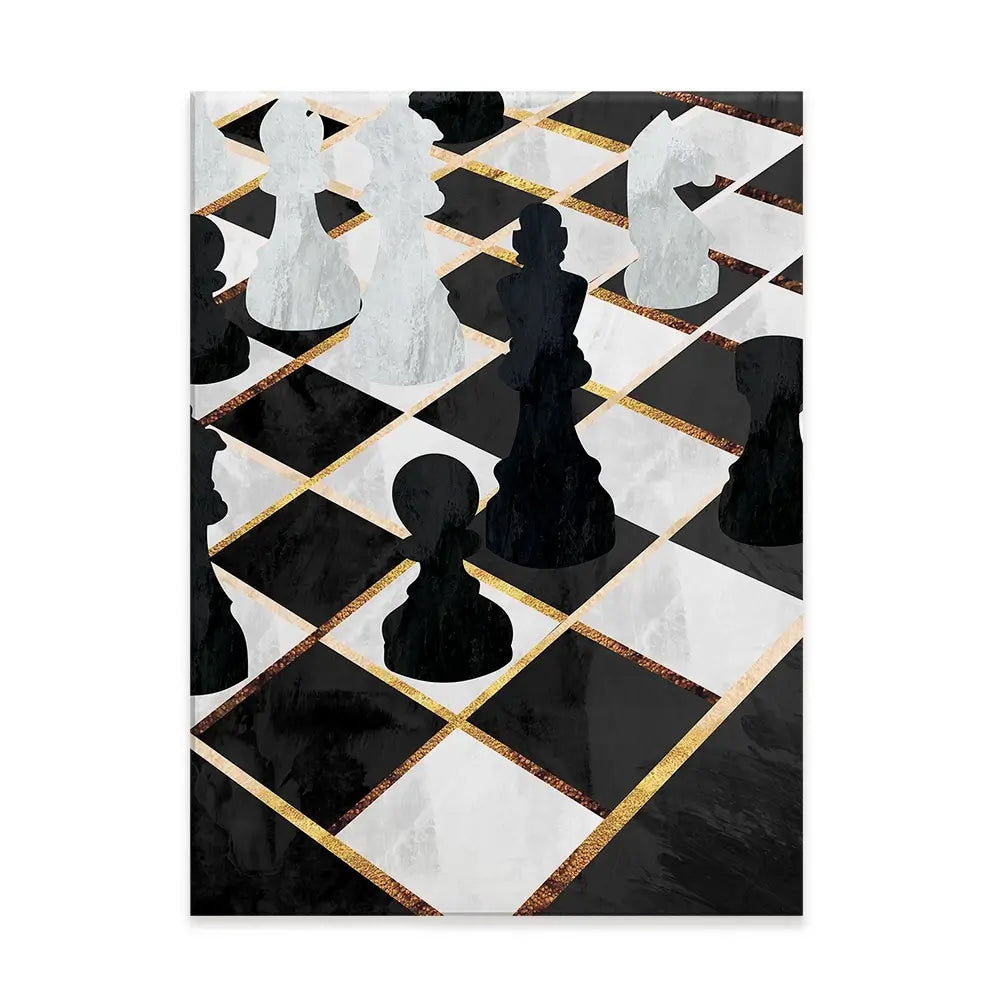 Chess Canvas Print Chess Canvas Print wall art product Sarah Manovski
