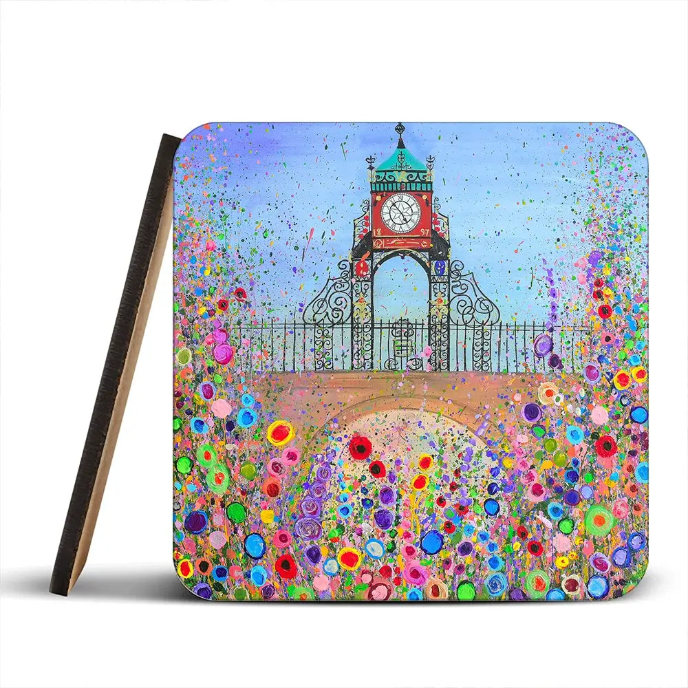 Chester Clock Coaster Set Chester Clock Coaster Set wall art product Jo Gough