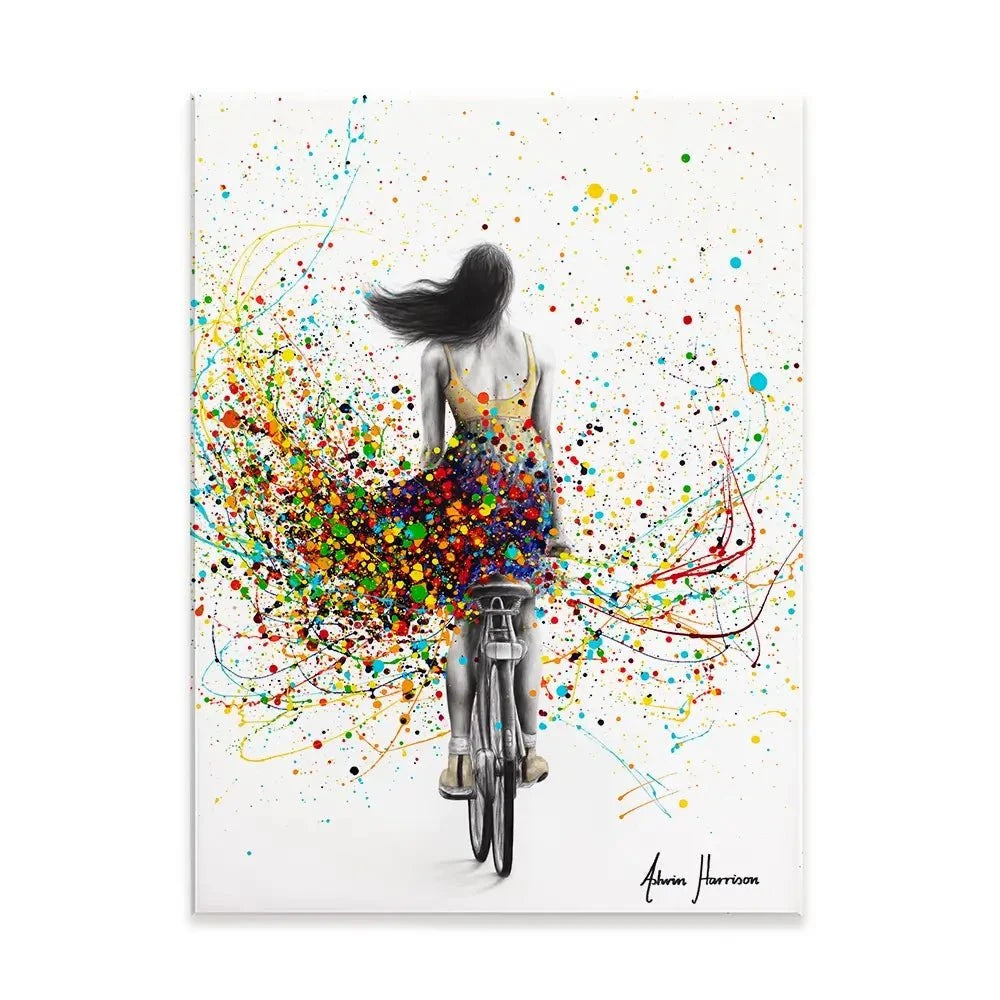 City Cycle Canvas Print City Cycle Canvas Print wall art product Ashvin Harrison