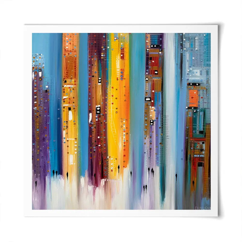 City Inspiration Square Art Print City Inspiration Square Art Print wall art product Ekaterina Ermilkina