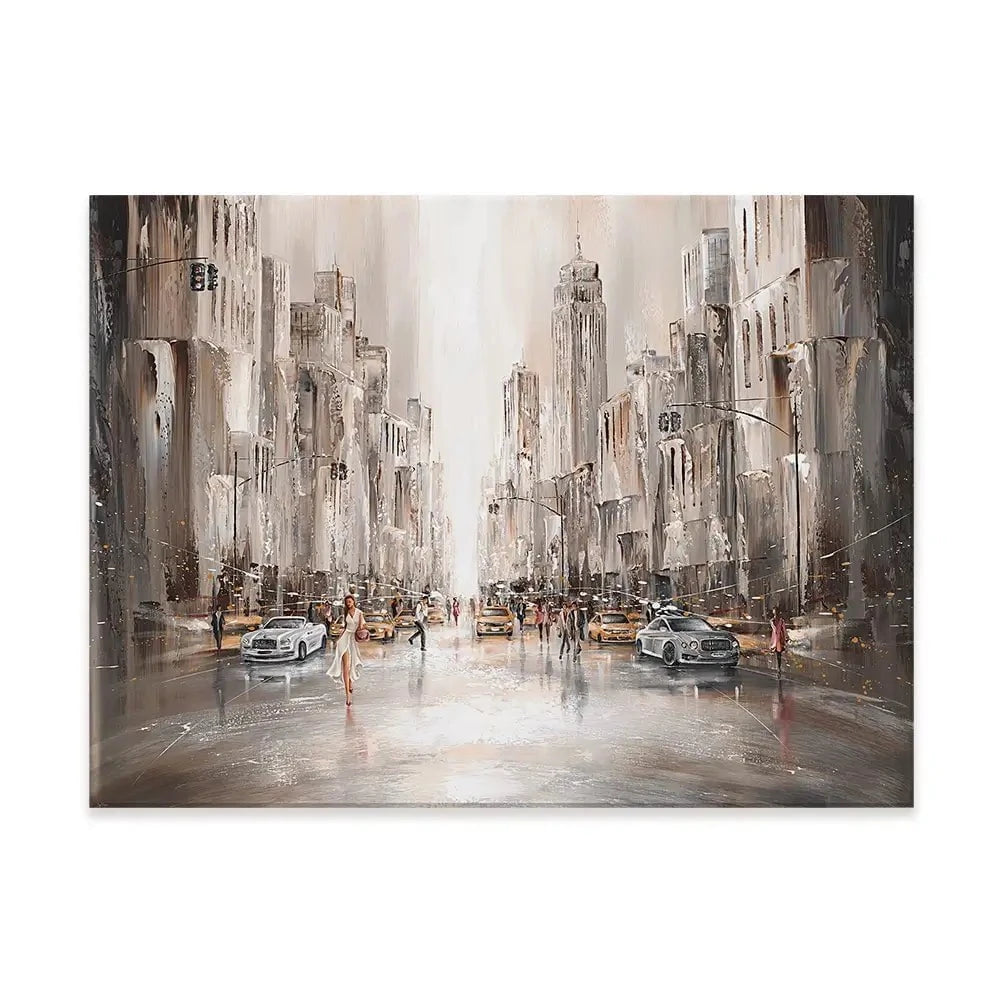 City Life New York Canvas Print City Life New York Canvas Print wall art product Isabella Karolewicz