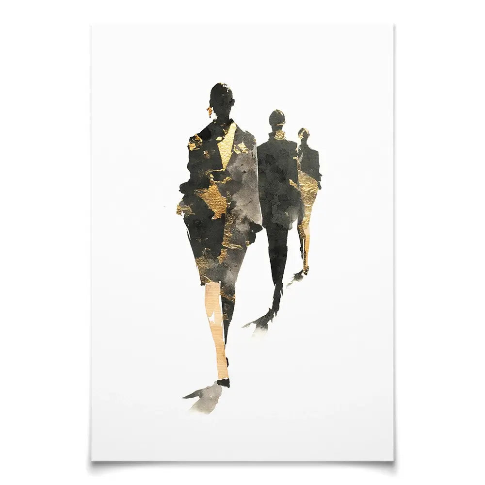 City Walkers Art Print City Walkers Art Print wall art product Svetlana Aleynikova