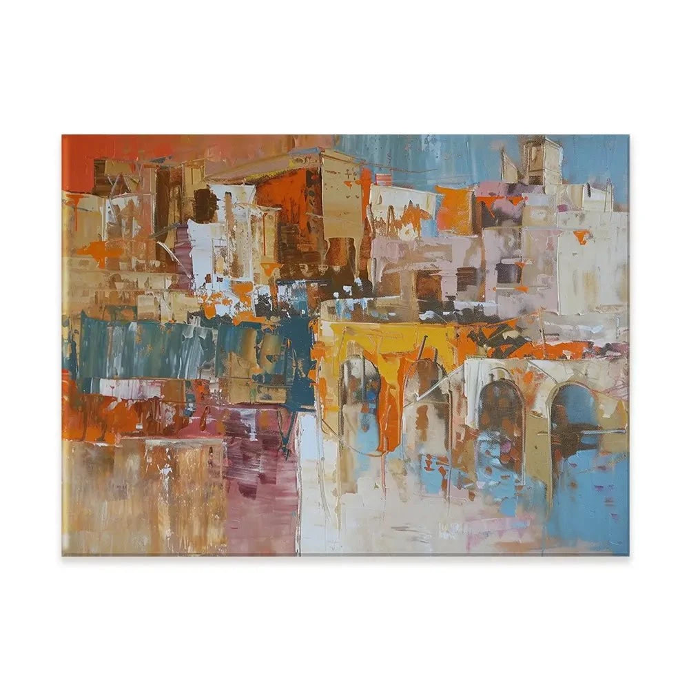 Cityscape View Canvas Print Cityscape View Canvas Print wall art product Elena Avanesova