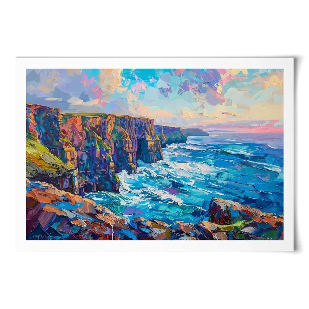 Cliffs Art Print Cliffs Art Print wall art product LSR Design Studio - Independent