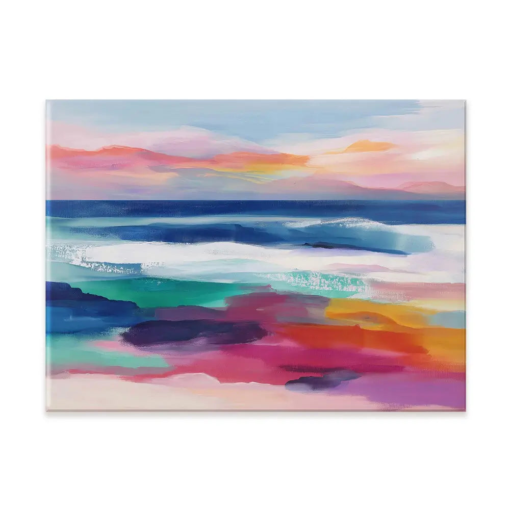 Coastal Dawn Canvas Print Coastal Dawn Canvas Print wall art product Chromatic Storm Studio