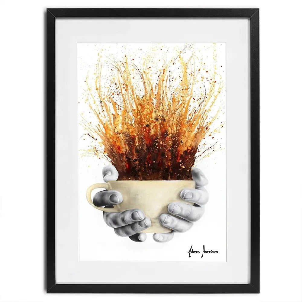 Coffee Coffee Coffee Framed Art Print Coffee Coffee Coffee Framed Art Print wall art product Ashvin Harrison