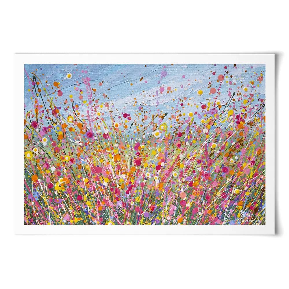 Colour Bloom Art Print Colour Bloom Art Print wall art product Olga Tkachyk