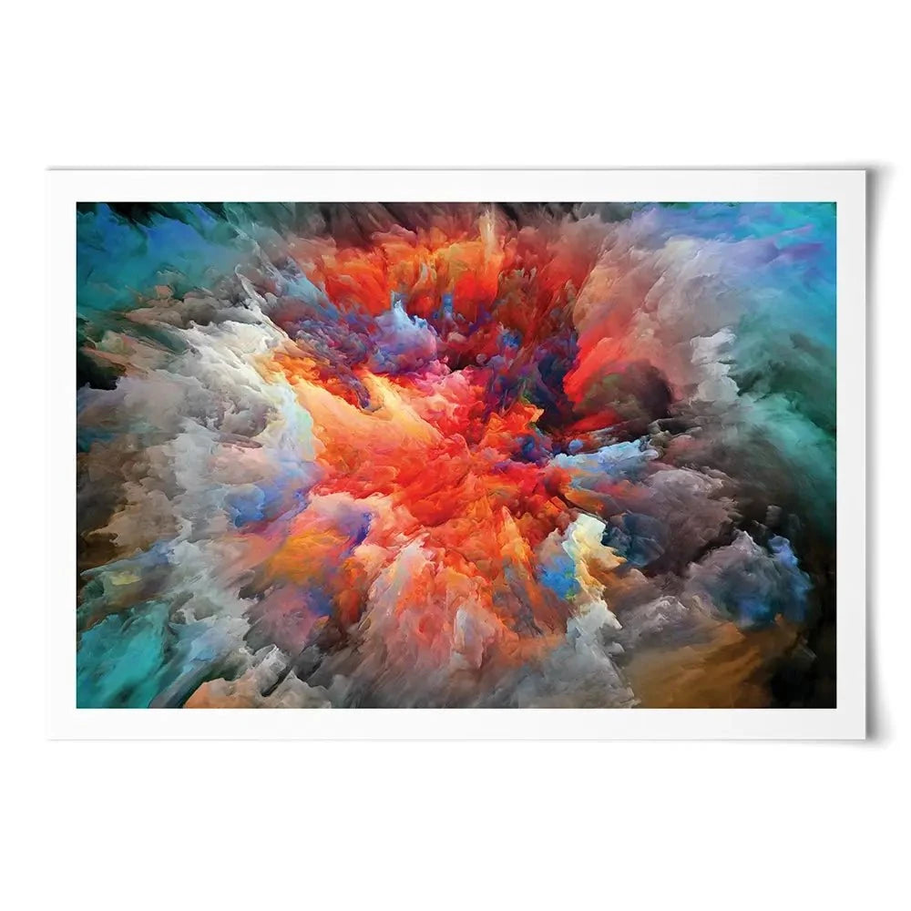 Colourful Explosion Art Print Colourful Explosion Art Print wall art product agsandrew / Shutterstock