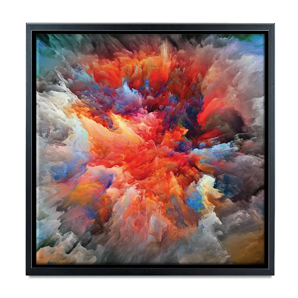 Colourful Explosion Square Canvas Print Colourful Explosion Square Canvas Print wall art product agsandrew / Shutterstock