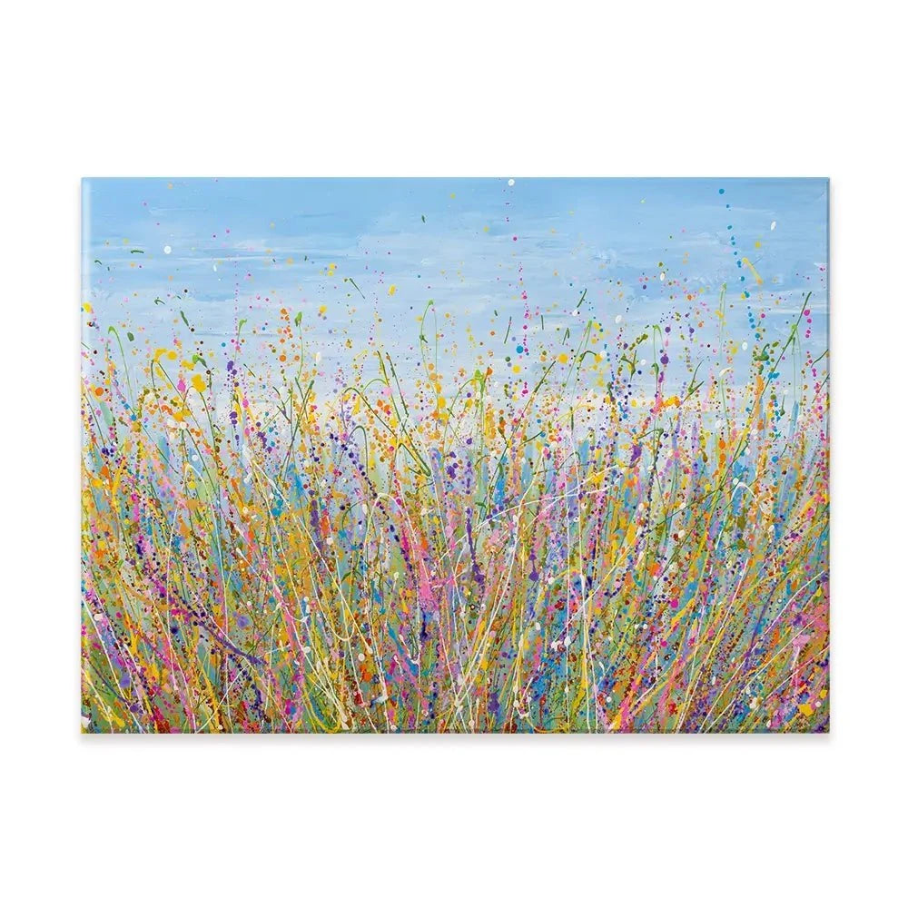 Colourful Meadow Canvas Print Colourful Meadow Canvas Print wall art product Olga Tkachyk