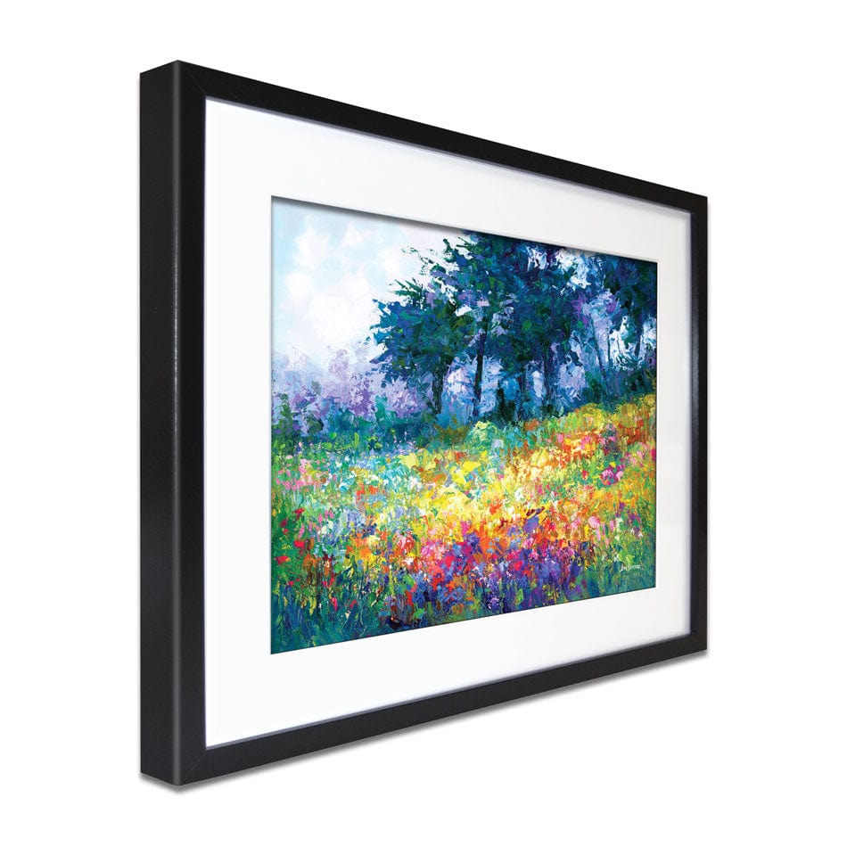 Colourful Meadow Of Wildflowers Framed Art Print wall art product Leon Devenice