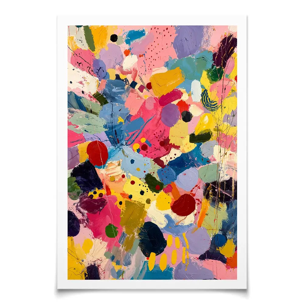 Colourful Mix Art Print Colourful Mix Art Print wall art product IAmHomeStudio